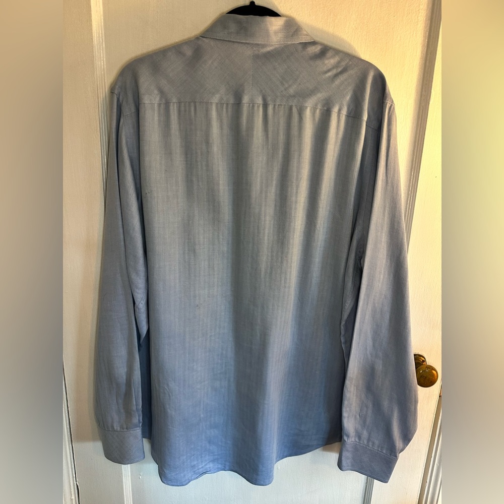 Banana Republic Classic dress shirt size Large Blue - Picture 2 of 9